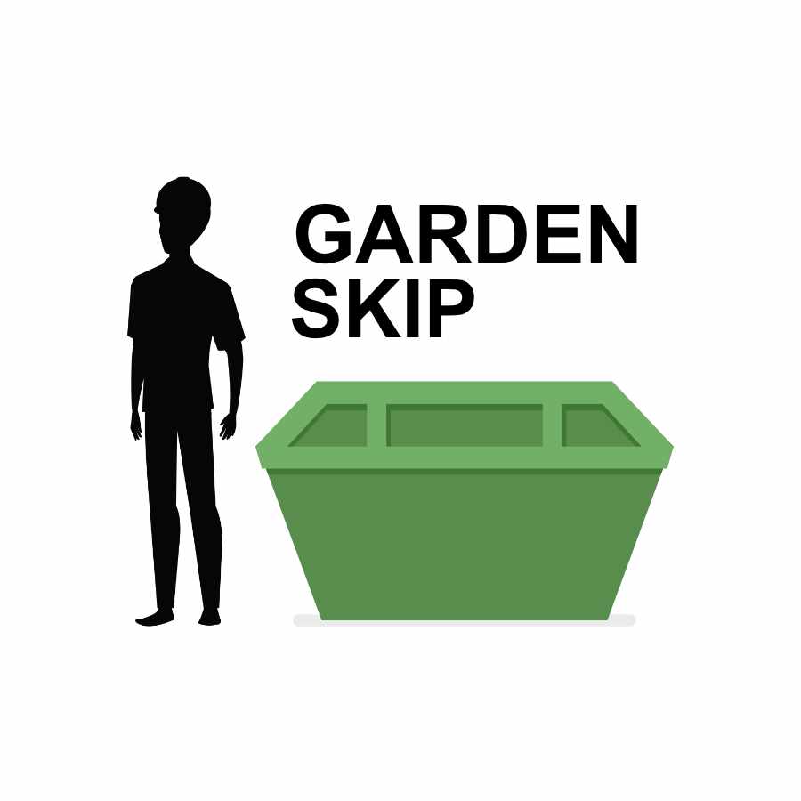 garden skip graphic